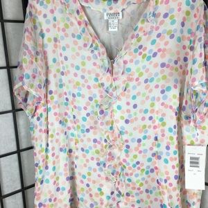 Allison Taylor silk blouse NWT 2X